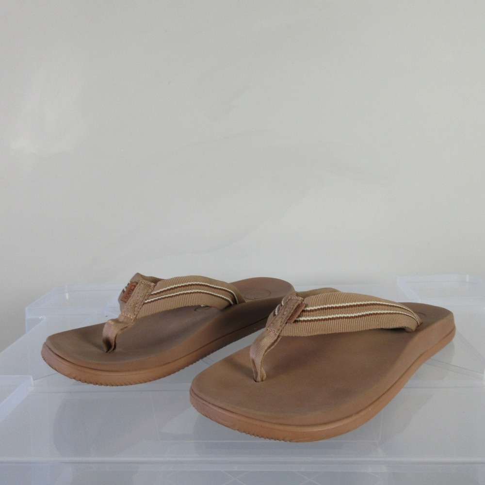 Chaco Chillos Flip Flops Sandals Women 7 Brown Comfort Outdoor Casual Beach 274